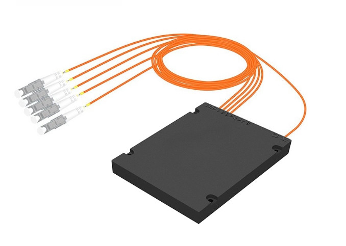 Ge MM 1:4 Fiber Splitter 4×25,62.5/125 LC/SC/FC/ST/UPC-for Data Link&Network Tap