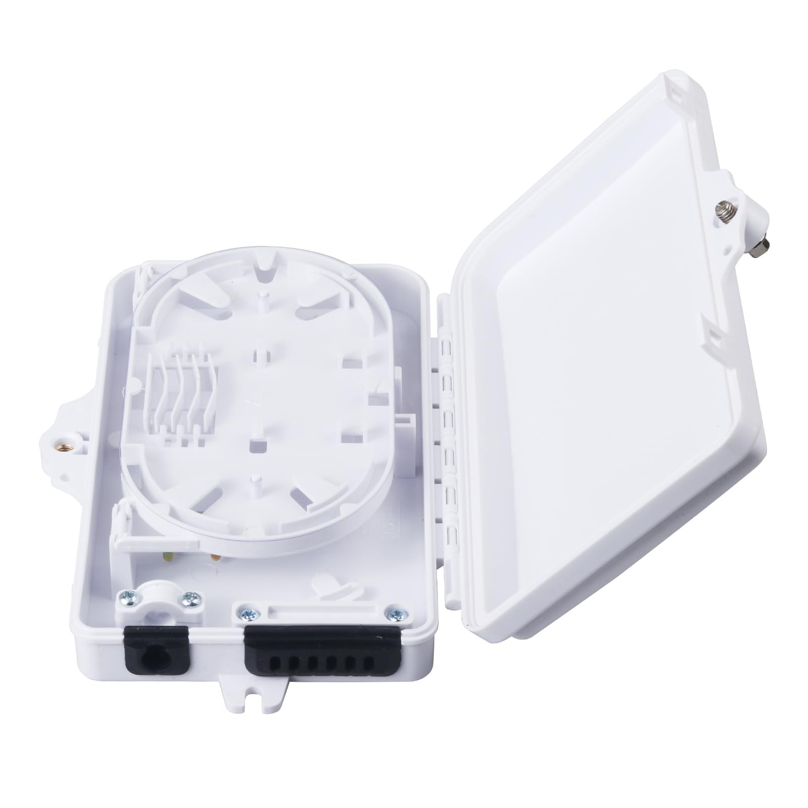 6 Core Fiber Optical Terminal Box Distribution Enclosure LC Duplex Coupler