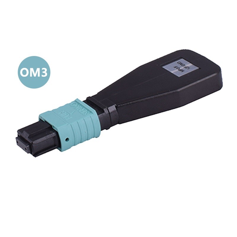MPO MTP OM3 12-Core Fiber Optic Loopback Adapter 40G 100G QSFP28 test Loopback