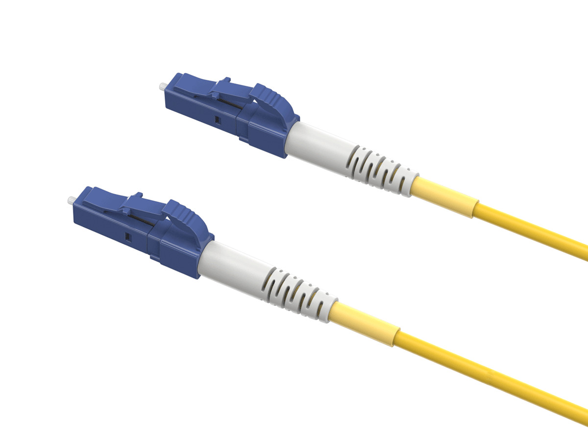 20m OS2 LC to LC UPC Simplex Corning Fiber Optic Cable SingleMode 9/125 OFNR …