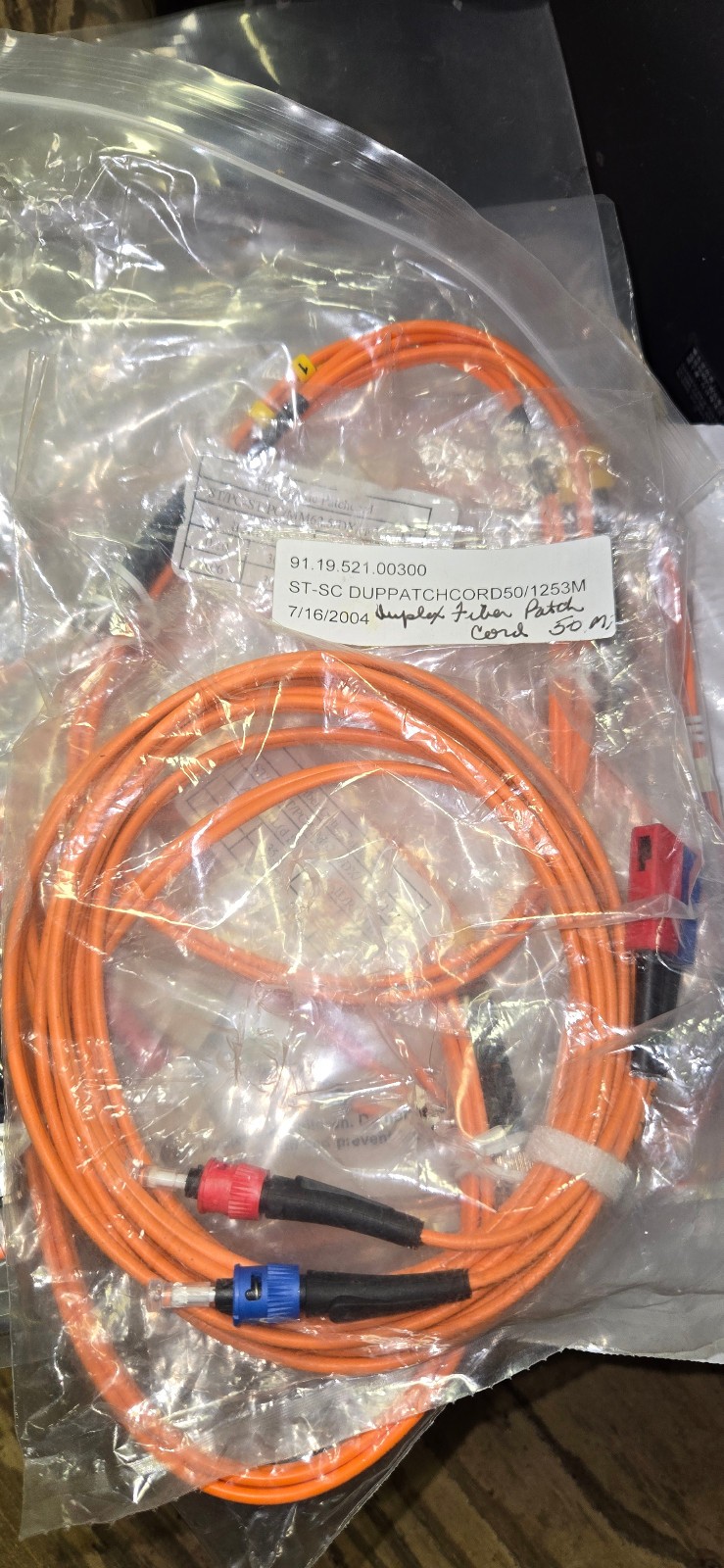LOT of Assorted Fiber Whips – PatchCords – Thread Lock SC Connectors