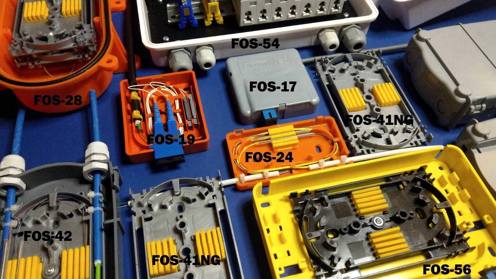 FOS-42 cassette variations Indoor fiber optic distribution box FTTH splice tray