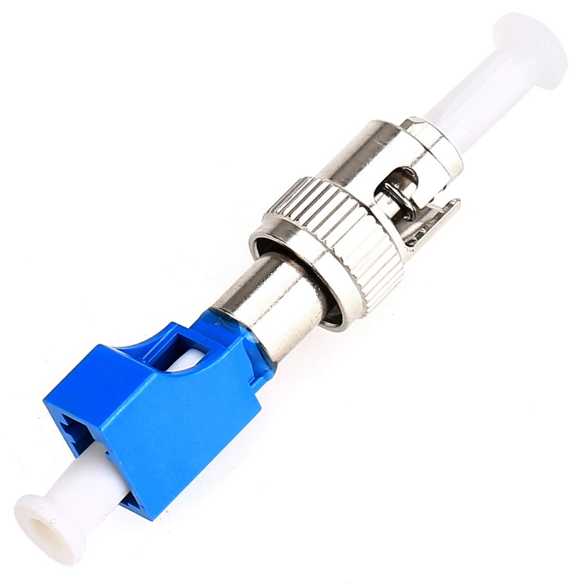 KELUSHI Single Mode 9/125 SM ST Male to LC Female Hybrid 9*6*6（cm）, Blue