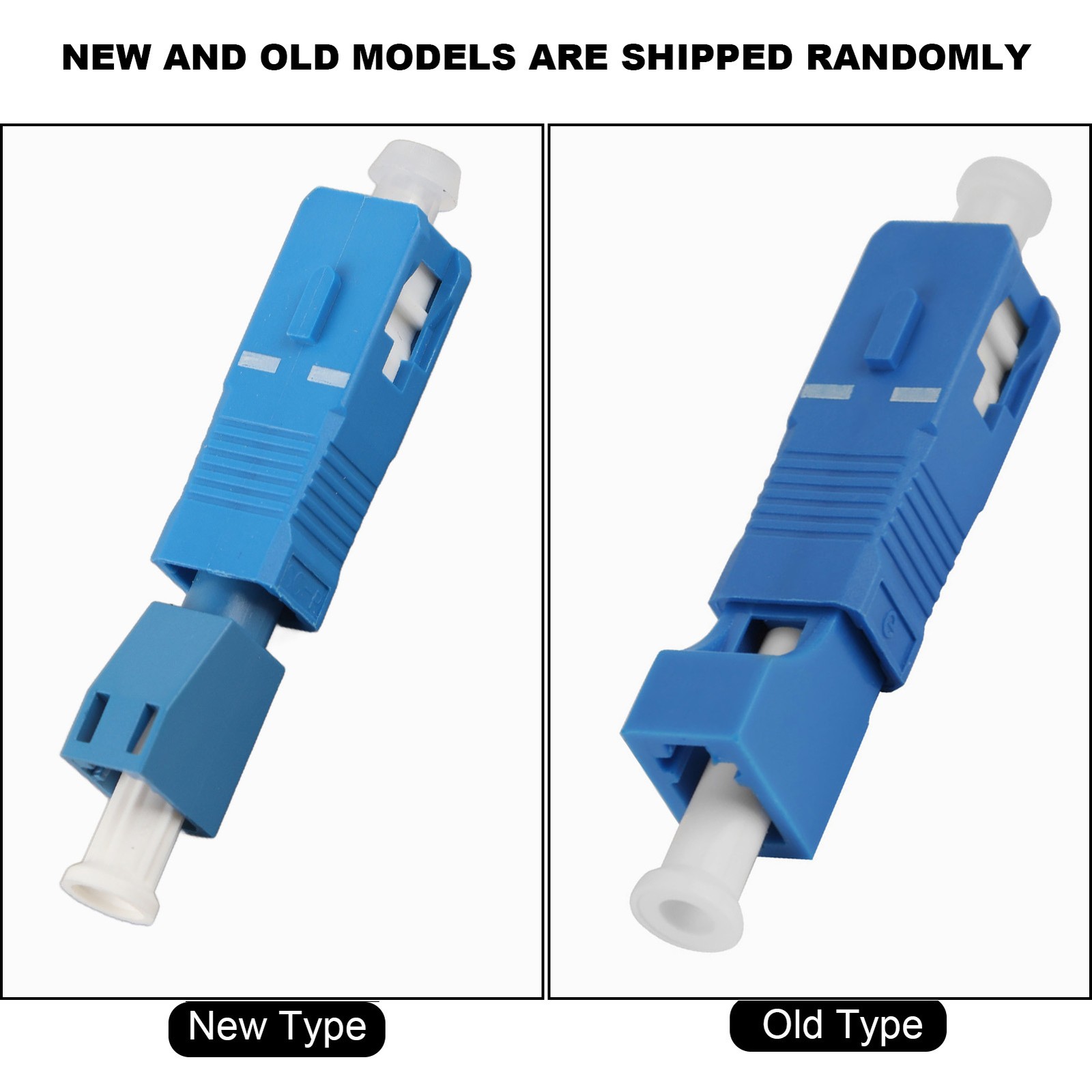 10-Pack SC To LC Fiber Optic Adapter Converter Single Mode (SC Male/LC Female)