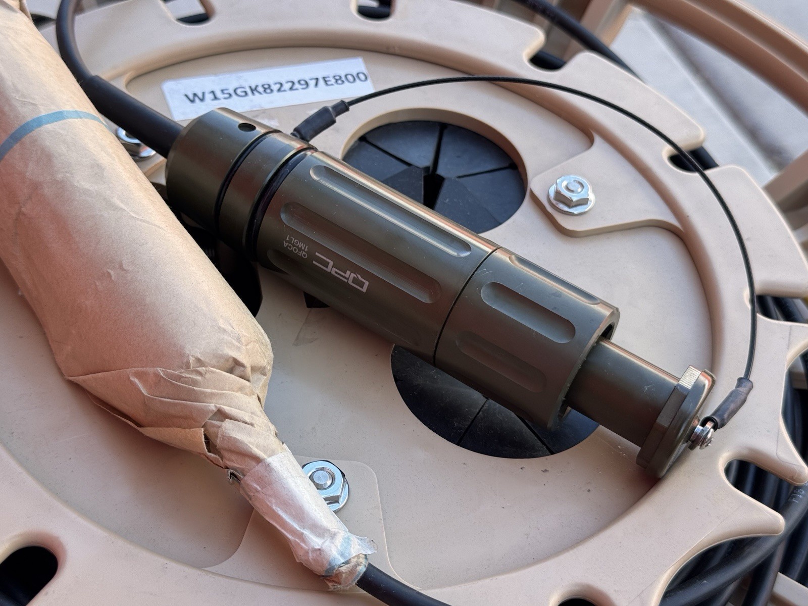 11128FT FIBER OPTIC FIS BLUE OPTICAL CABLE CORPORATION OCC A3302584-1 MARS REEL