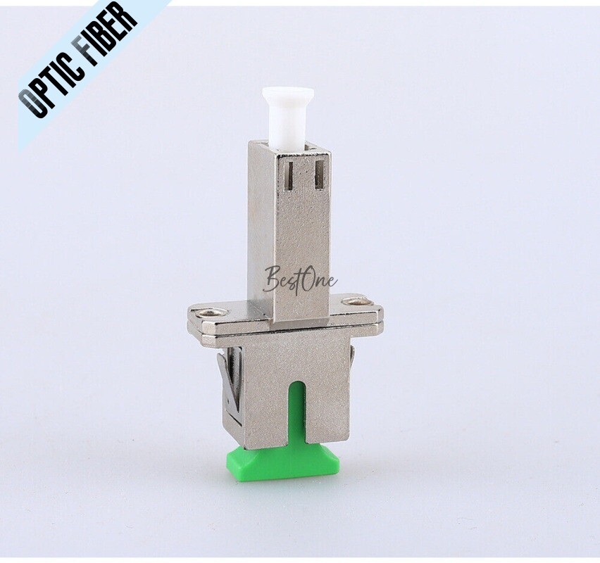 2Pcs LC to SC FC ST UPC APC Optic Fiber Connector Coupler Optical Fiber Adapter