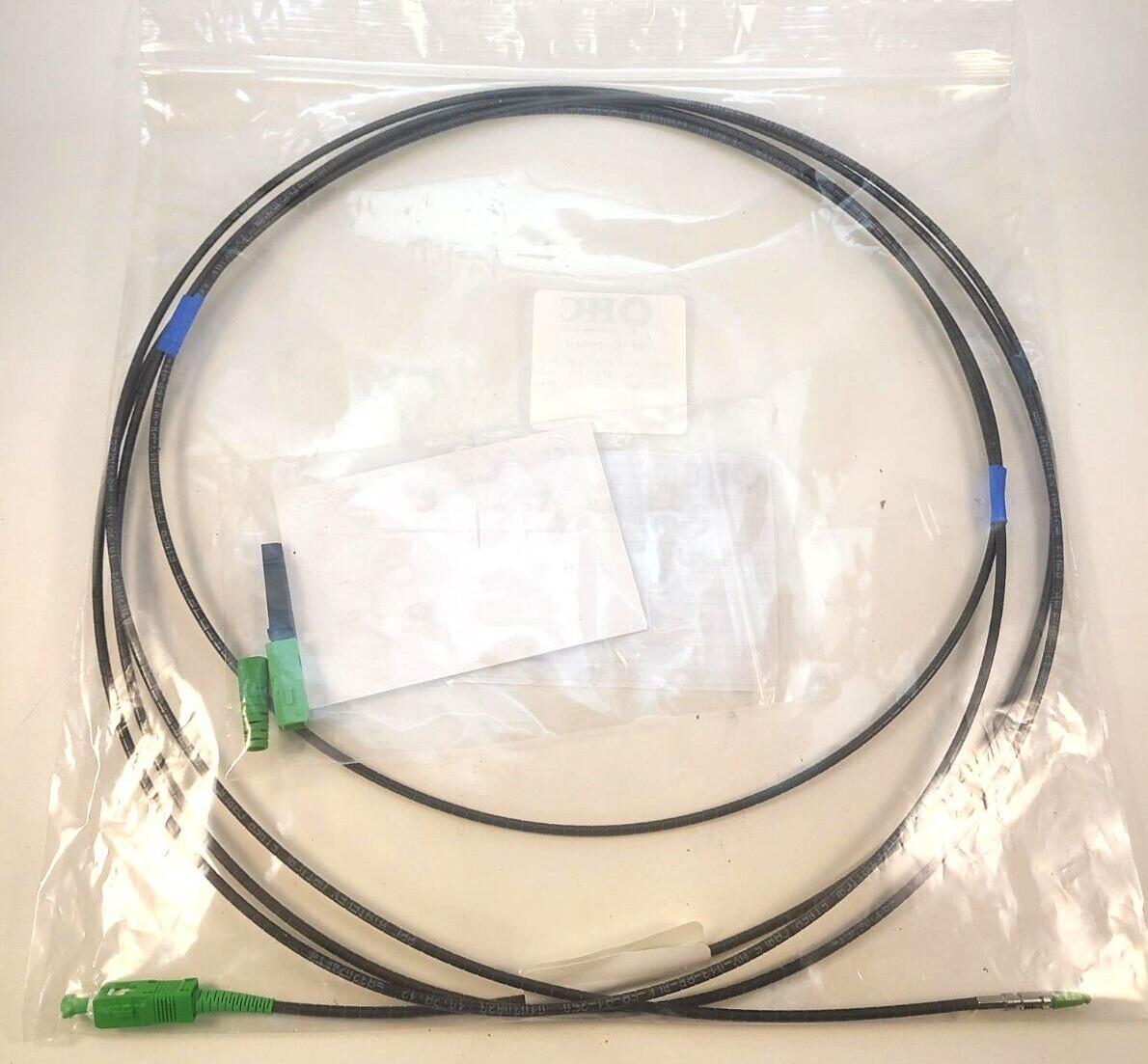 PPC 10′ Fiber QuikPush Cable Assembly 3mm SC APC Balistix Part 10-0241-10F