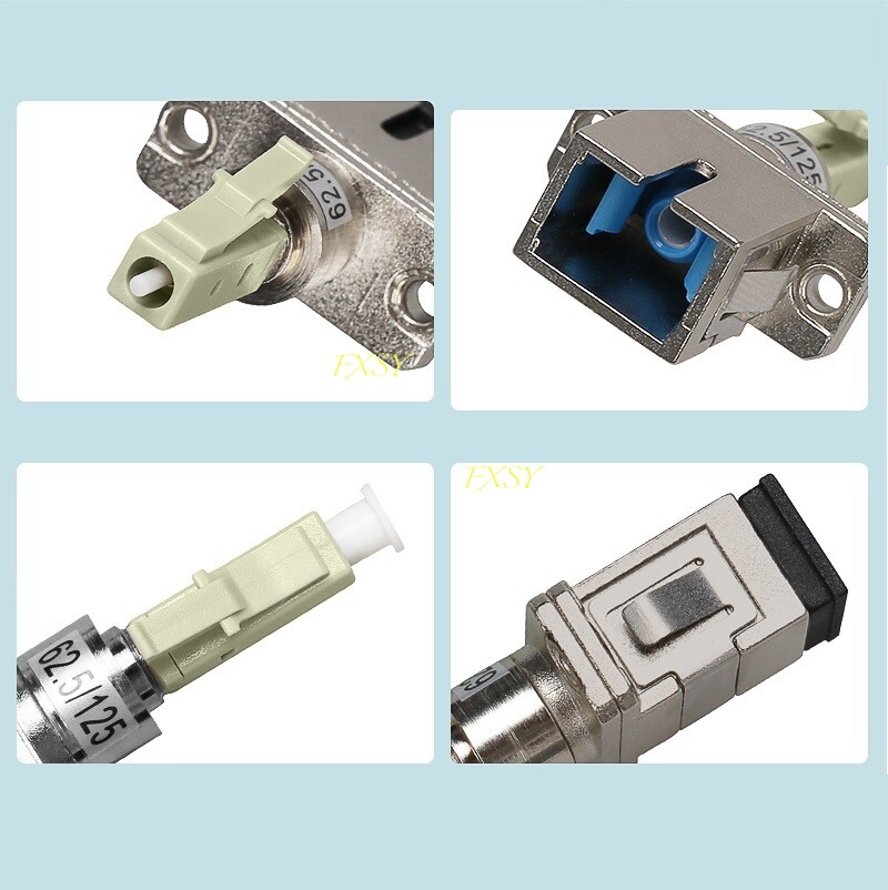LC/UPC Male to SC/UPC Female SM MM Hybrid Fiber Optical Adapter Optic Converter