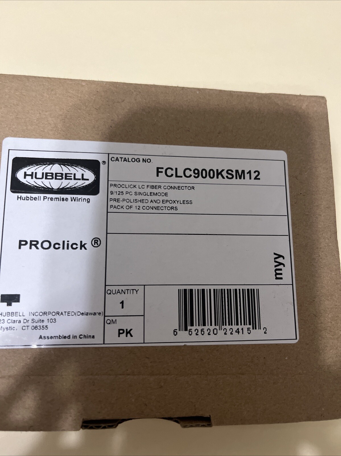 Pro click LC 9/125 Single mode Fiber Connector