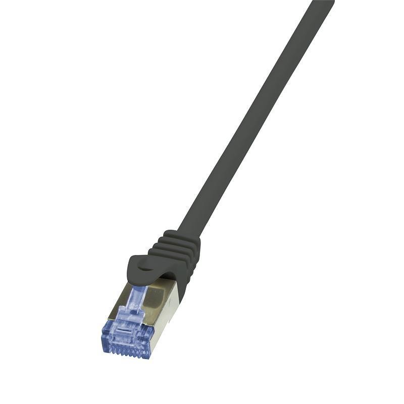 Logilink Patch Cable RJ45 for Routers, Switches, Smart TVs, CAT 6A/7, 600MHz, 2m