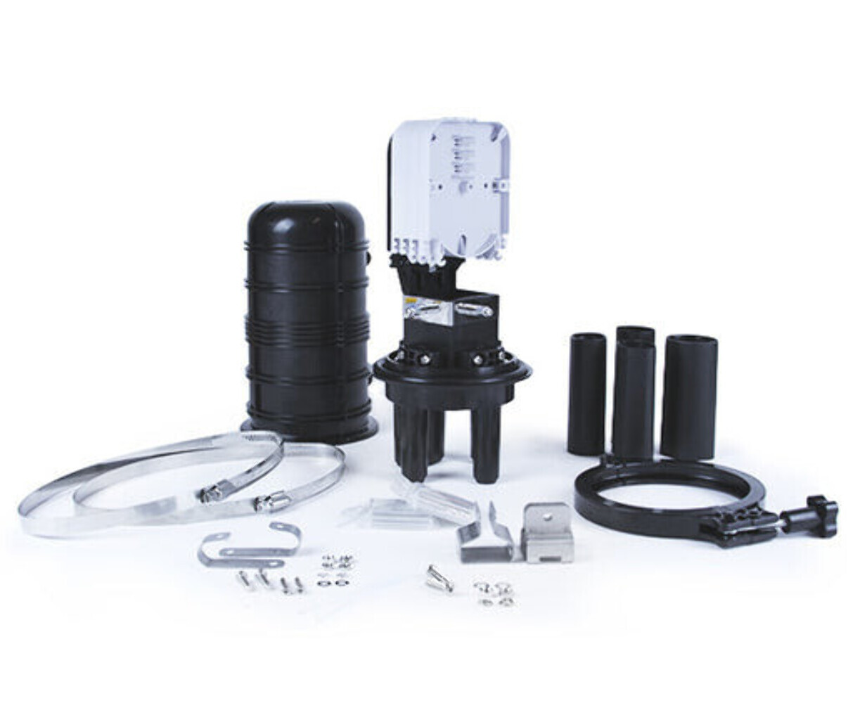 FIBER 3000 800-048D Fiber Dome Closure 48 Single Fusion Splice Capacity