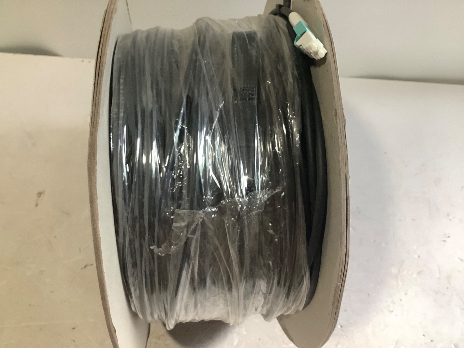 330Ft Outdoor Armored LC-LC Fiber Patch Cable, Duplex Multimode 40Gb OD-5mm