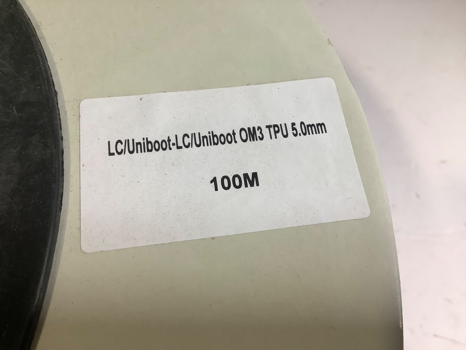 330Ft Outdoor Armored LC-LC Fiber Patch Cable, Duplex Multimode 40Gb OD-5mm