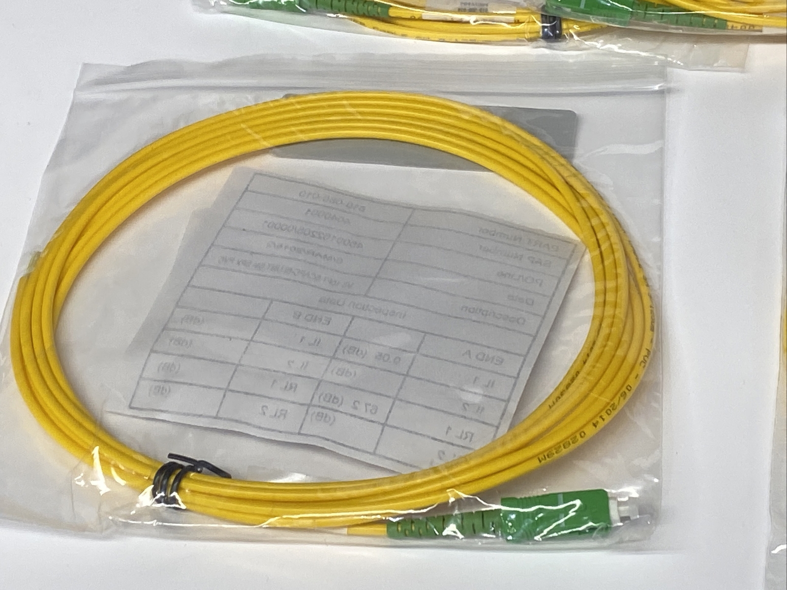 Simplex 810-085-010 VS 10FT SCAPC BLUNT SM SPX PVC Cord Pigtail – LOT OF 12 New