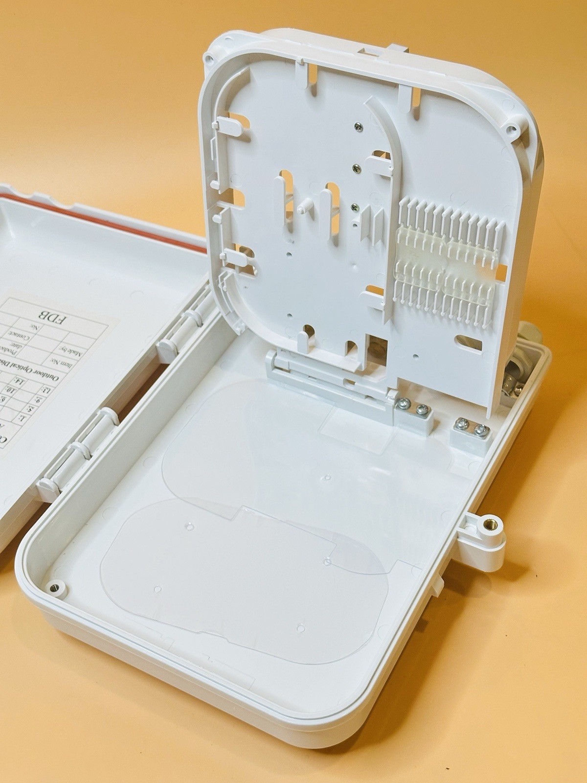 16 Core Outdoor Fiber Optic Distribution Box FDB Wall Mount FTTH Enclosure