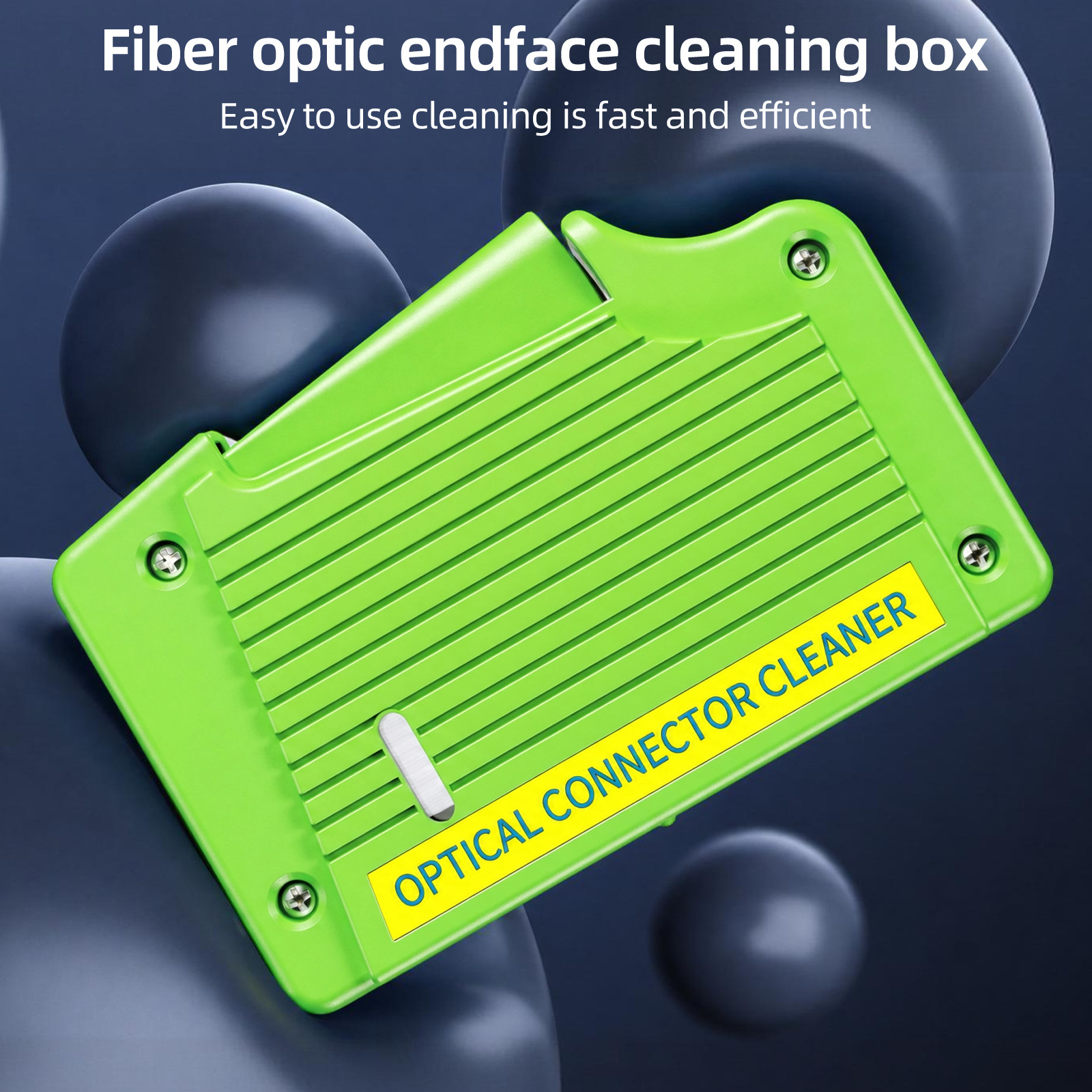 One-Click Fiber Cleaner for SC LC FC ST MU Connectors, 500+ Uses