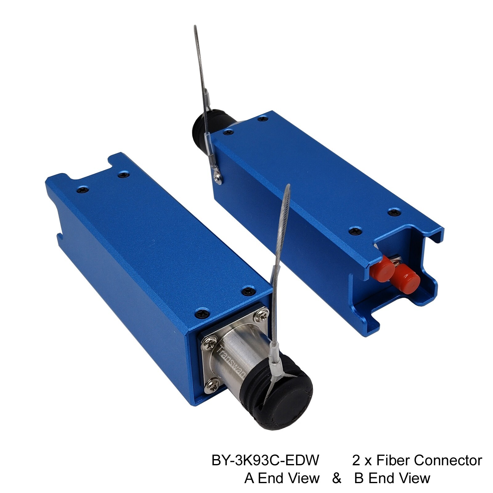 SMPTE Hybrid Alternative Connector Adapter EDW to Fiber Connector 2x LC/ST/FC/SC
