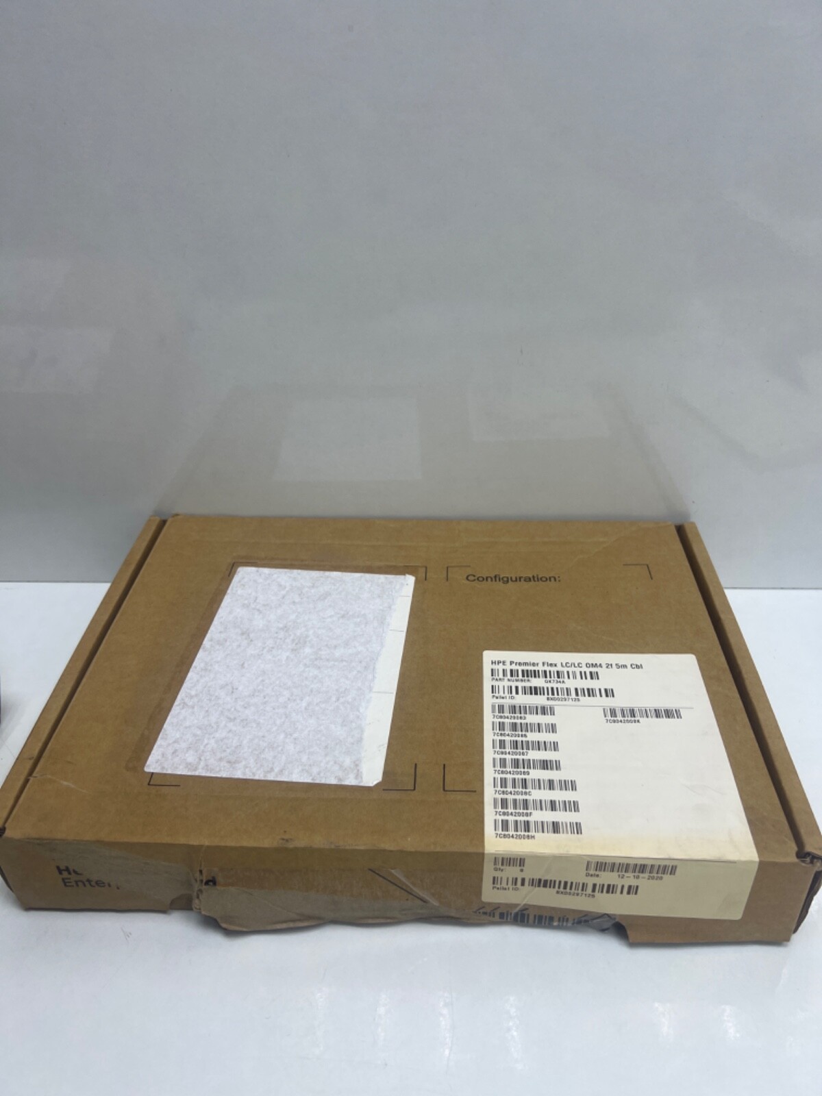 LOT 8pcs HPE Premier Flex OM4 FC,15 M Fibre Optical Cable QK734A 653728-003