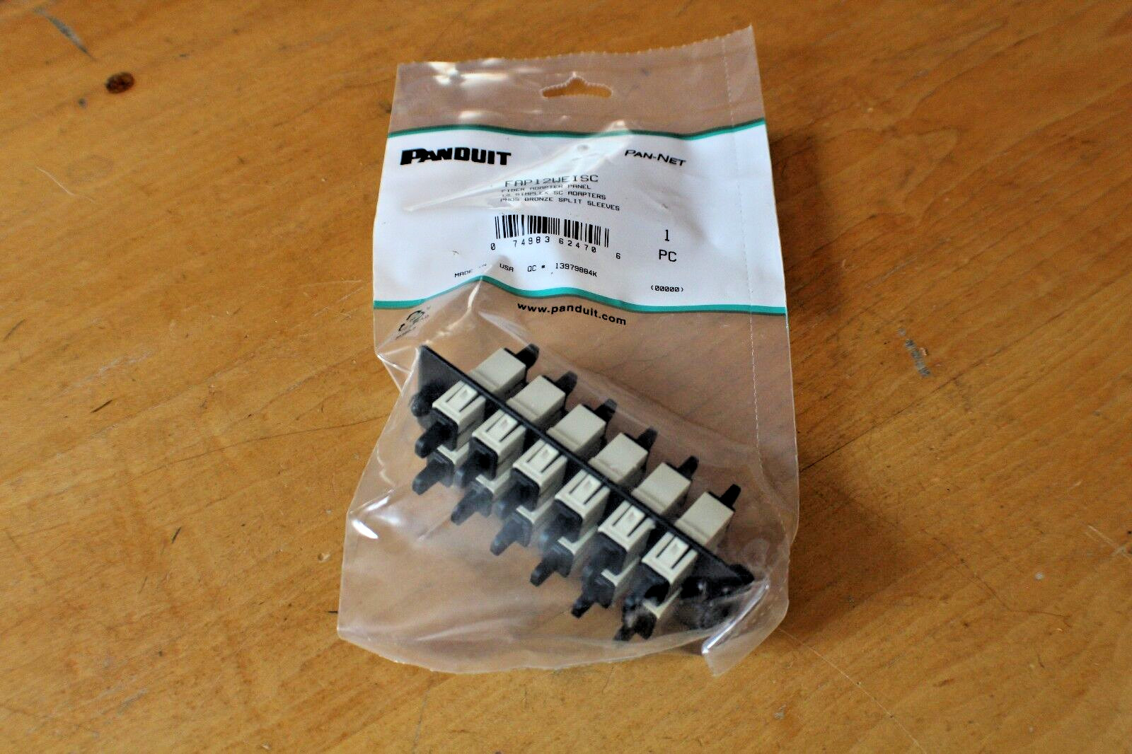 PANDUIT FAP12WEISC PAN-NET SC Fiber Adapter Panels – OM1 62.5/125μm