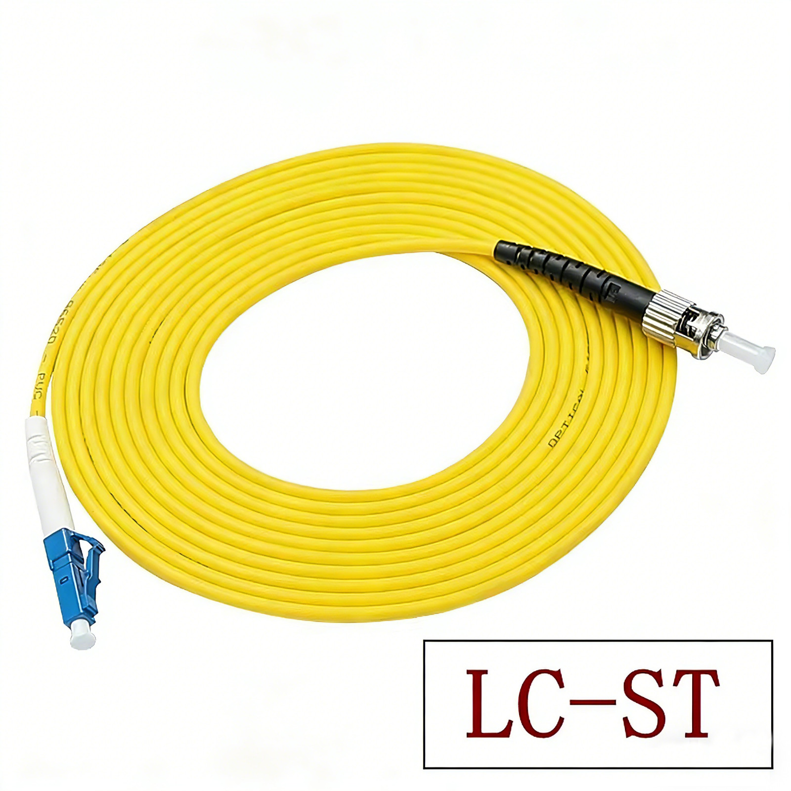 10M FC LC SC ST SingleMode Fiber Optic Patch Cord 9/125 3.0mm PVC Simplex Jumper