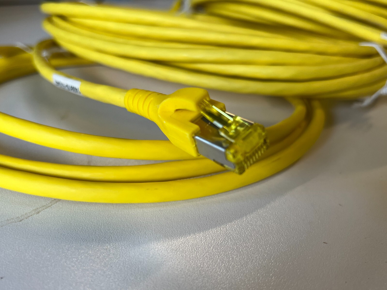 Cat7 Patch Cable LAN DSL Network Ethernet RJ45 Yellow-New incl. VAT & Invoice