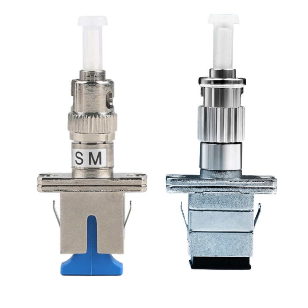 SC/UPC Female to ST/UPC Male Adapter Fiber Optical Coupler Flange Converter