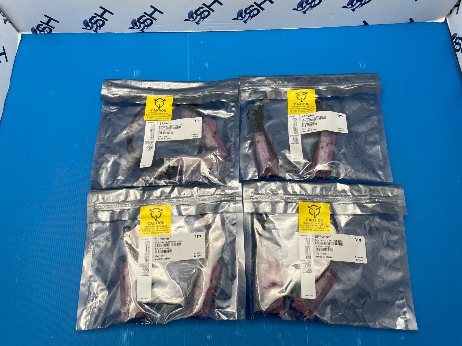 FINISAR FCBG110SD1C01 SFPwire Lot of 4