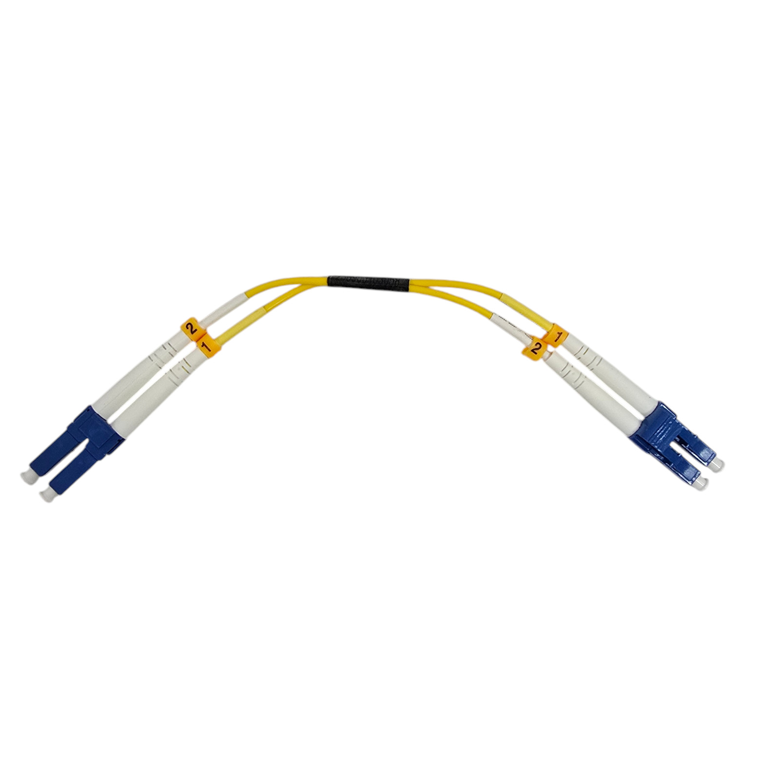 LC UPC to LC UPC Duplex Single Mode 9/125 Fiber Optic Patch Cable Varied Lengths