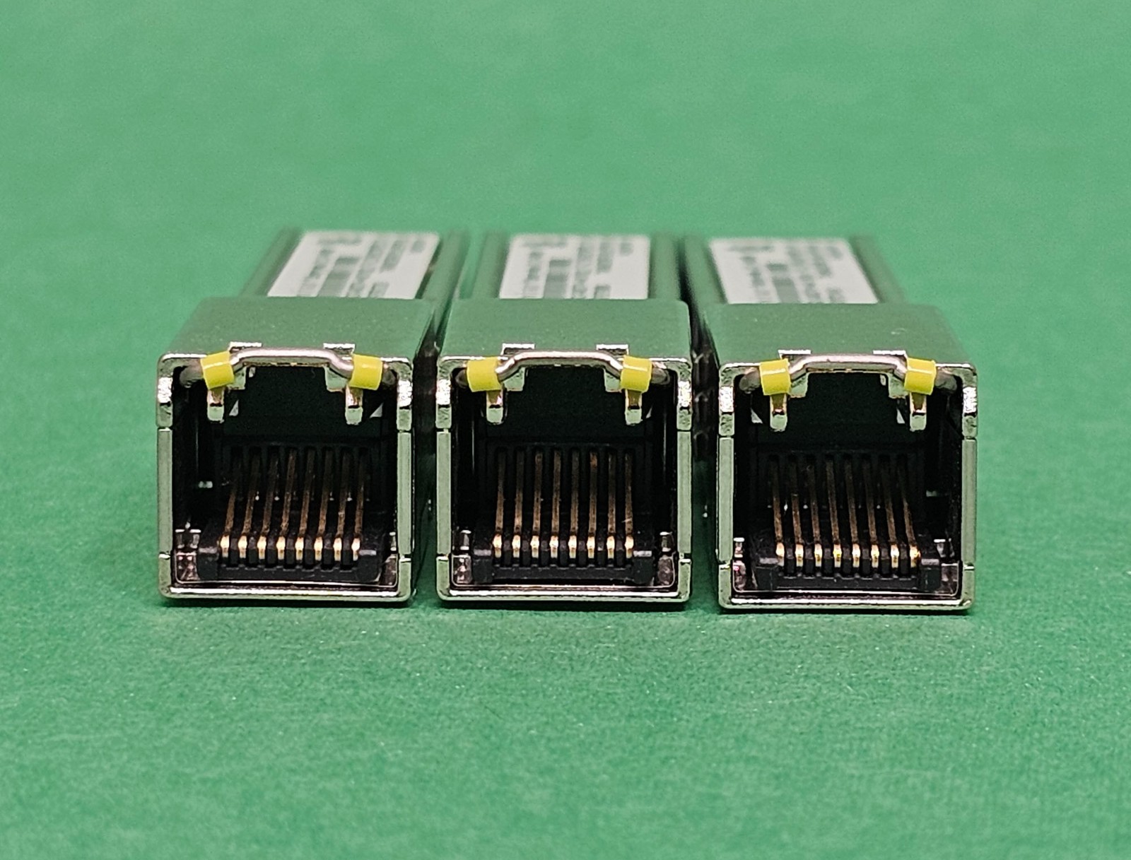 Lot of 3 Finisar FCLF8522P2BTL-N1 1000BASE-T SFP Transceiver Modules 100m RJ-45