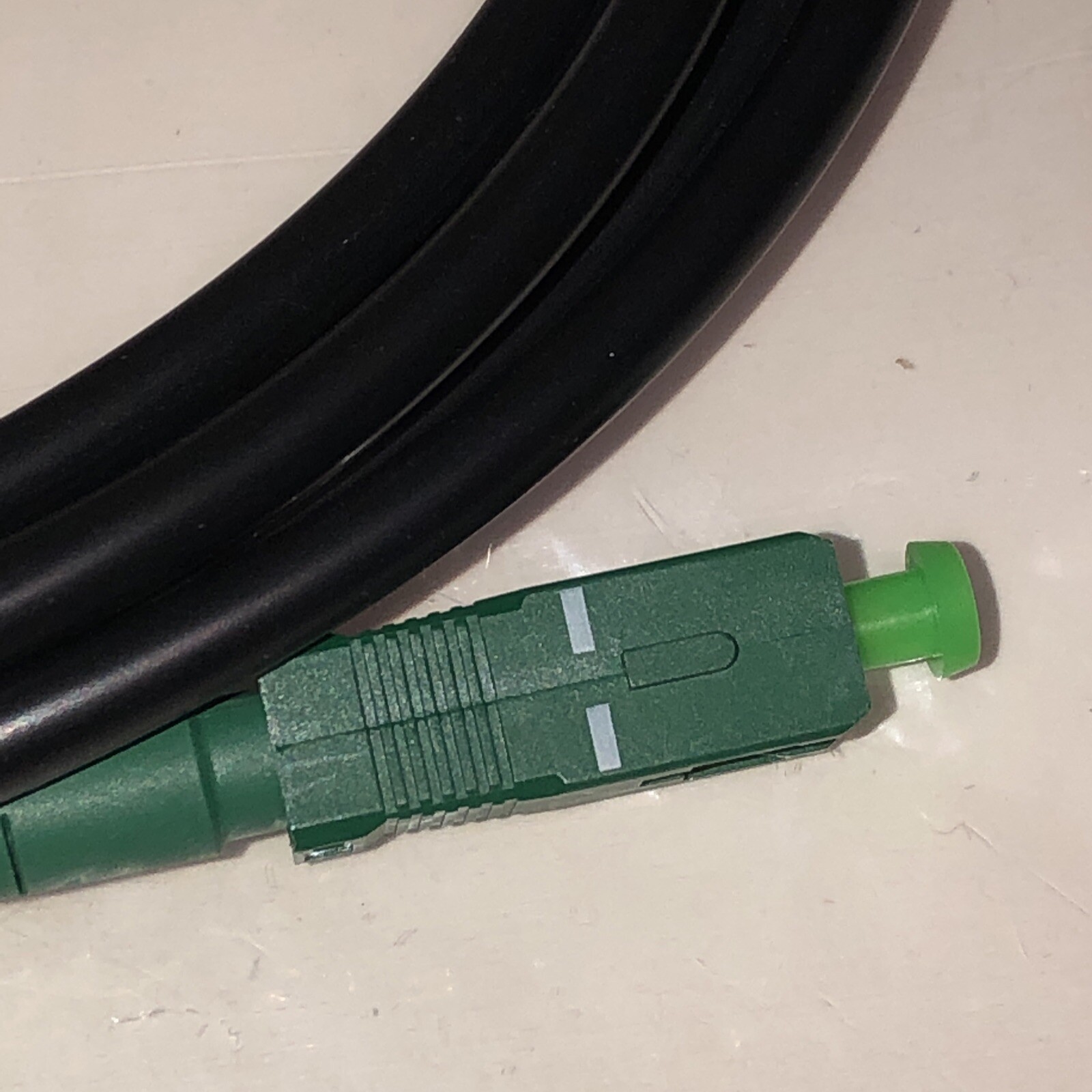 (10) EZ-Bend Fiber Jumper, SCA/SCA SM 1F I/O RISER 4.8 MM BLK 10FT. GF-30001261