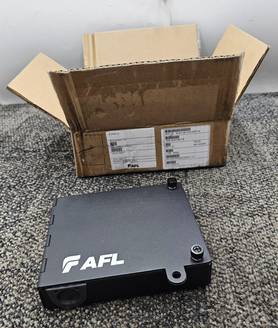 AFL WME01E Wall Mount Fiber Interconnect Enclosure, Black WME 01 EMPTY