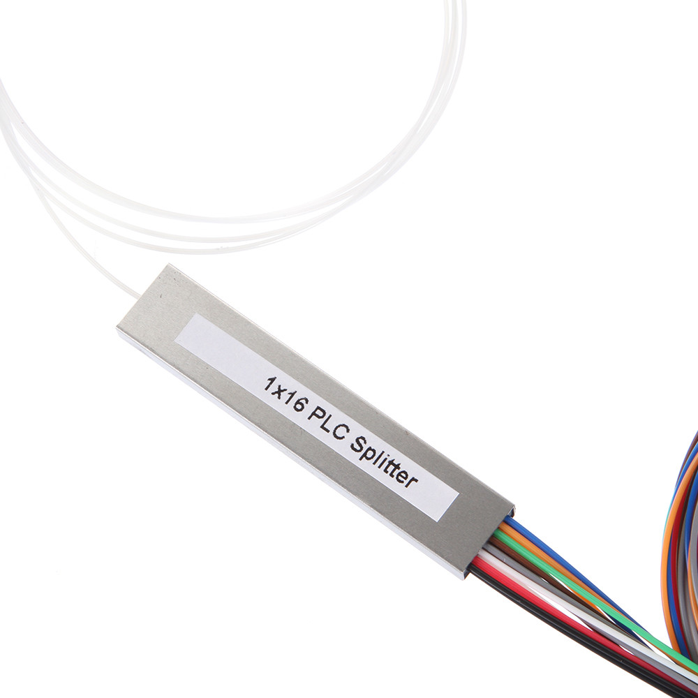 1×16 Single Mode Light Fiber Optic PLC Splitter 1M 1310nm 1550nm Cable