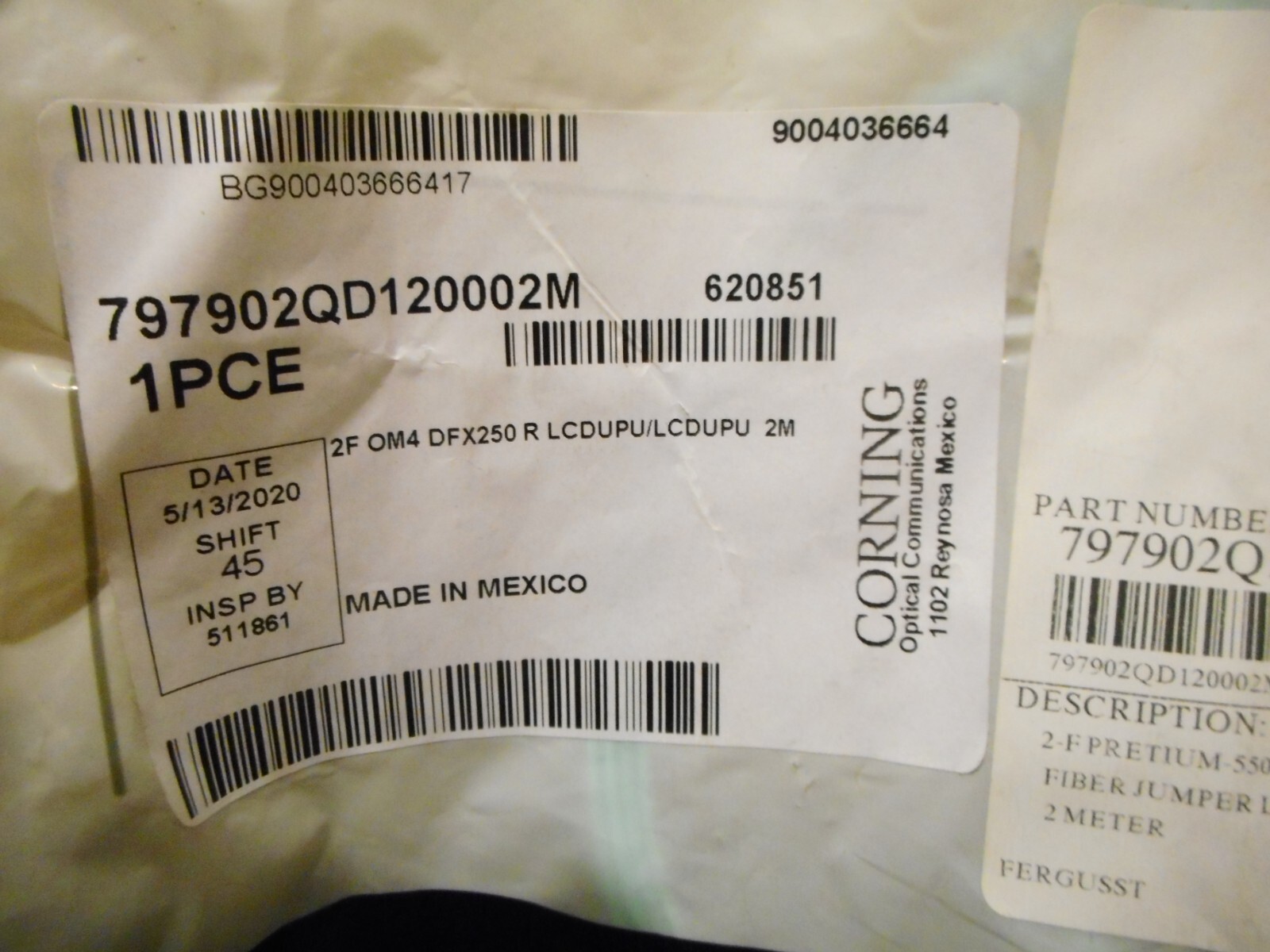 LOT OF 30+ FIBER OPTIC JUMPERS DUPLC-DUPLC 1 2 3 M HITACHI CORNING PANDUIT OTHE