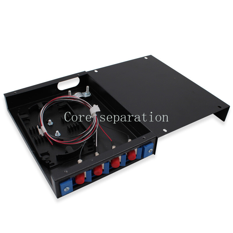 Fiber Optic Terminal Box 4 Core LC/SC/FC/ST UPC SM adapter 4 Port Patch Panel