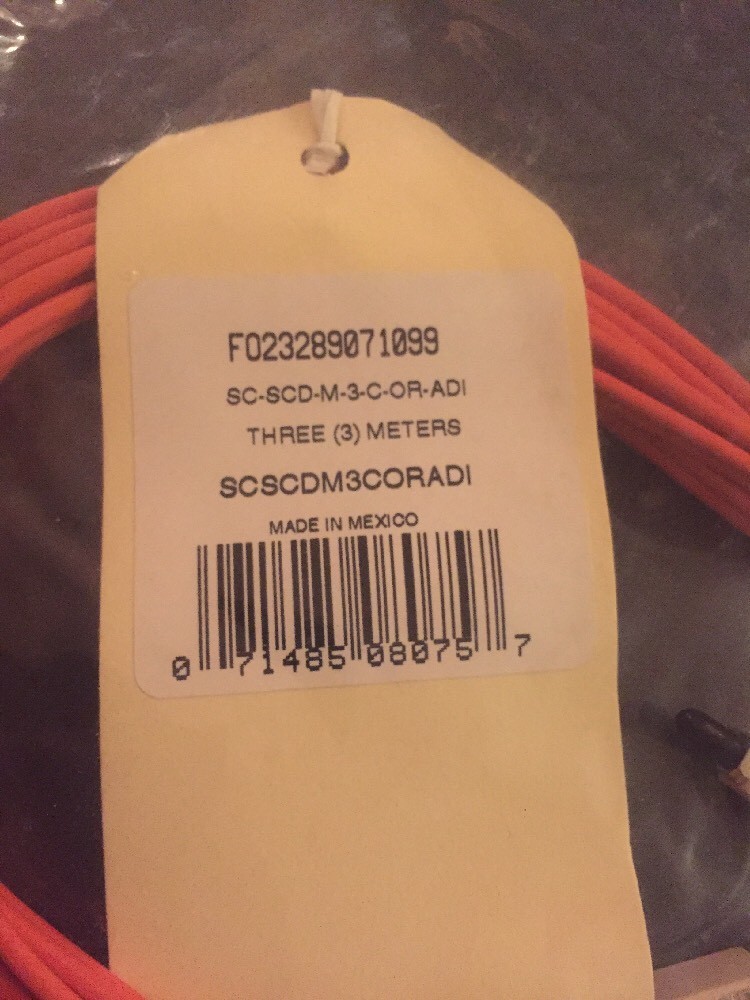 Adirondack Fiber Optic cable 3 Meters T3