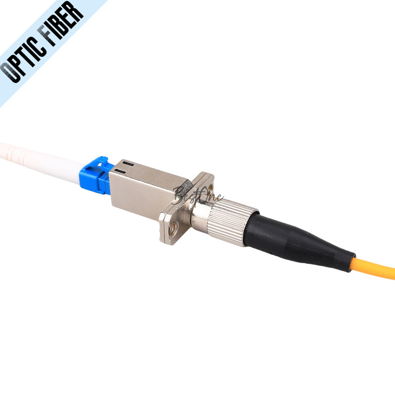 2Pcs LC to SC FC ST UPC APC Optic Fiber Connector Coupler Optical Fiber Adapter