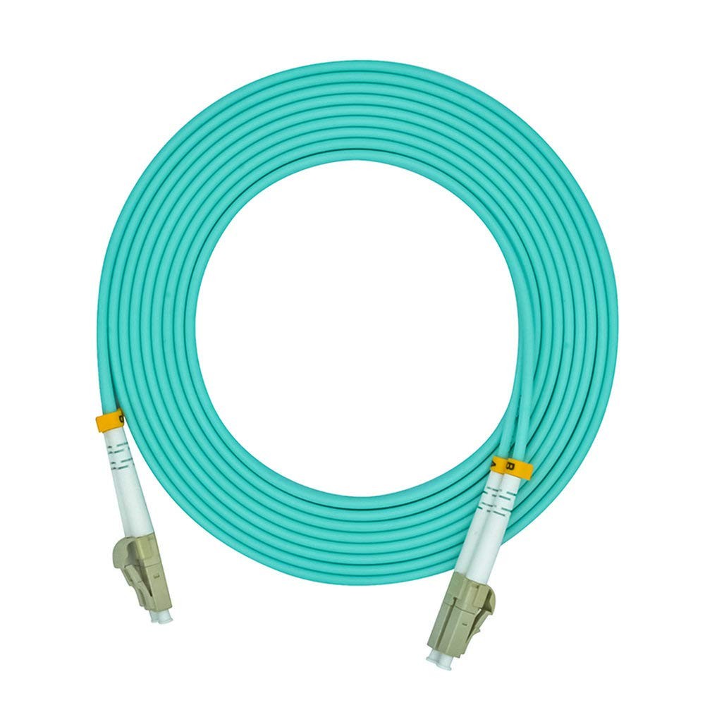 1Meter 3ft LC To LC Duplex 50/125 10G OM3 Multi Mode Fiber Optic Cable Jumper