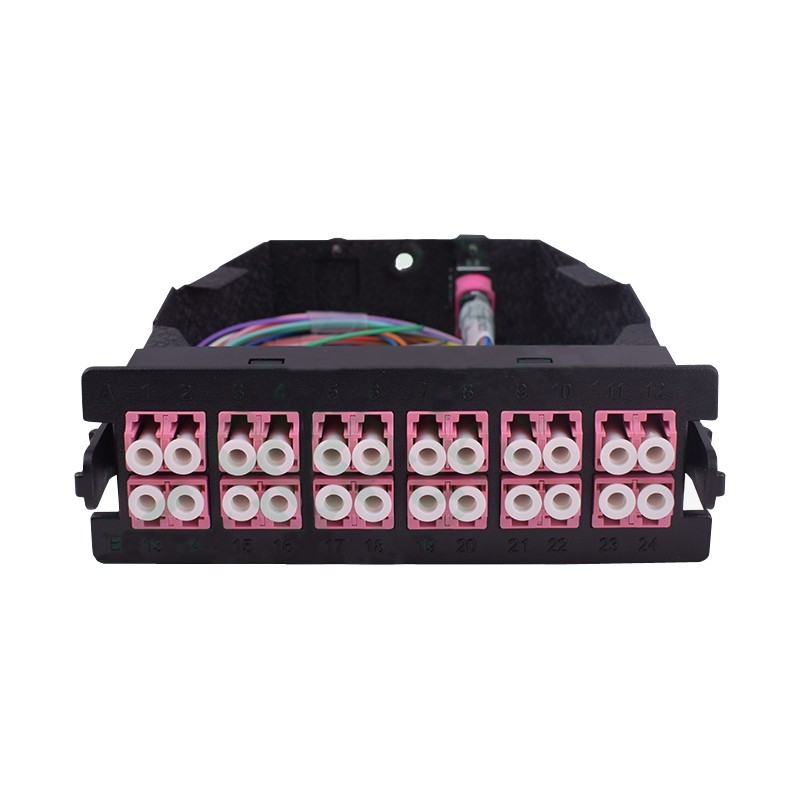 MTP-24 to 12x Duplex LC Type A 24 Fibers OM4 Multimode 50/125 MTP/MPO Cassette