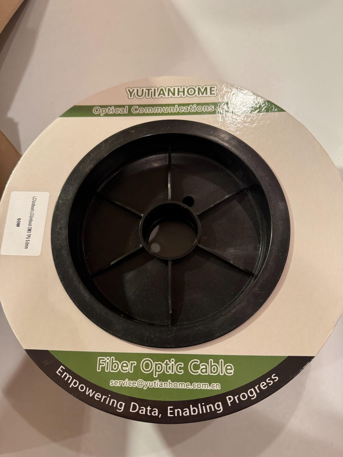 Yutianhome LC-LC OM3 Multimode Duplex Fiber Optic Cable 50M 164ft TPU New