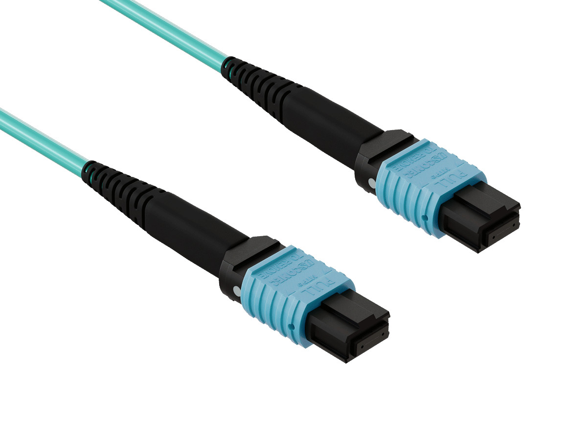 20m OM4 MTP TO MTP 12 Fibers Corning Fiber Trunk Cable Type B Multimode 50/12…