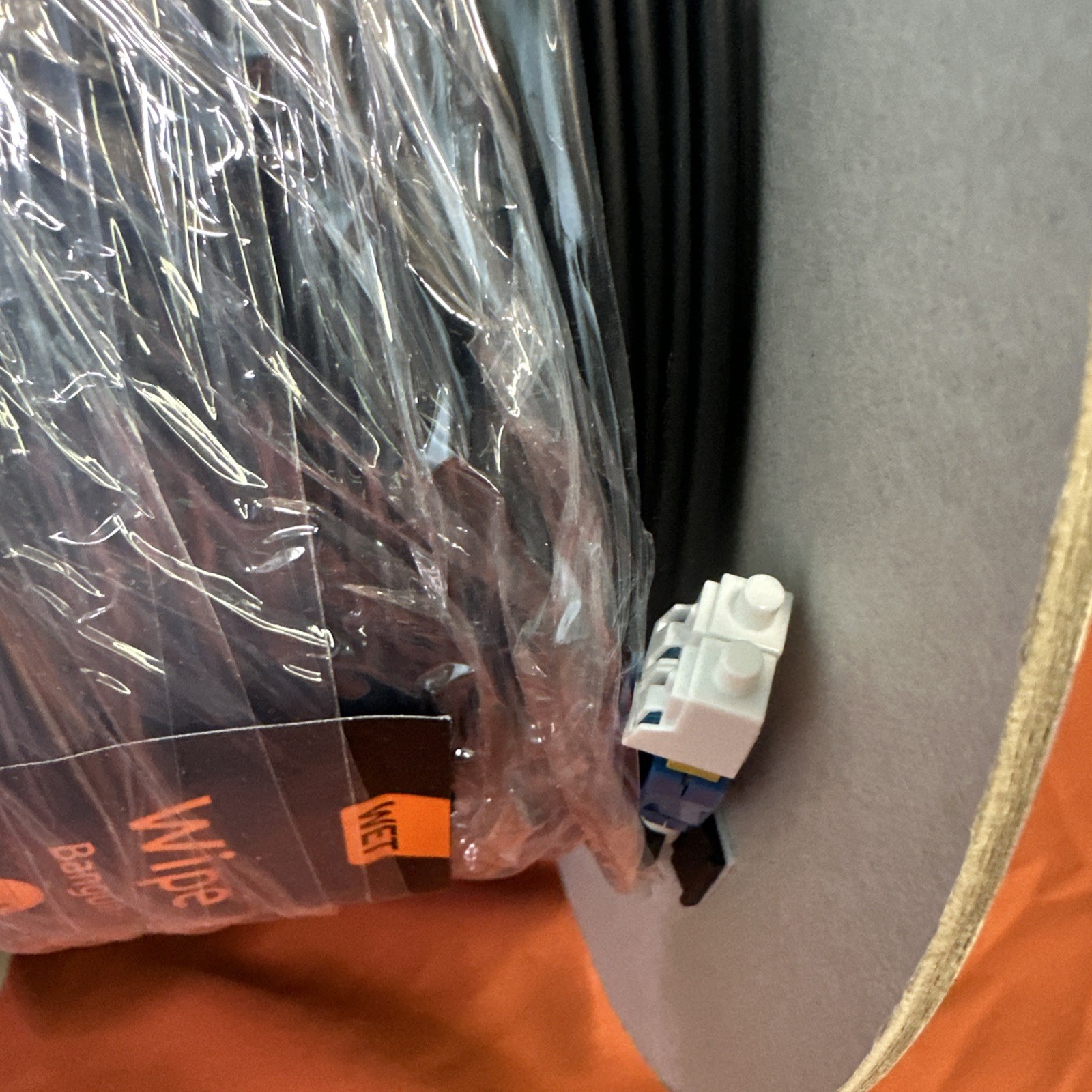 200M/656Ft Uniboot LC to LC Outdoor Armored Fiber Patch Cable with Pulling Eye