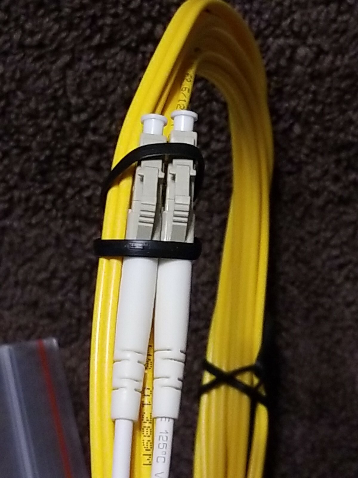 Fiber Optic MTRJ-LC MM 62.5 DUPLEX 2.0mm, 3Mtrs.PVC P/N: ZN-MTRJLC62-003mtr-YE