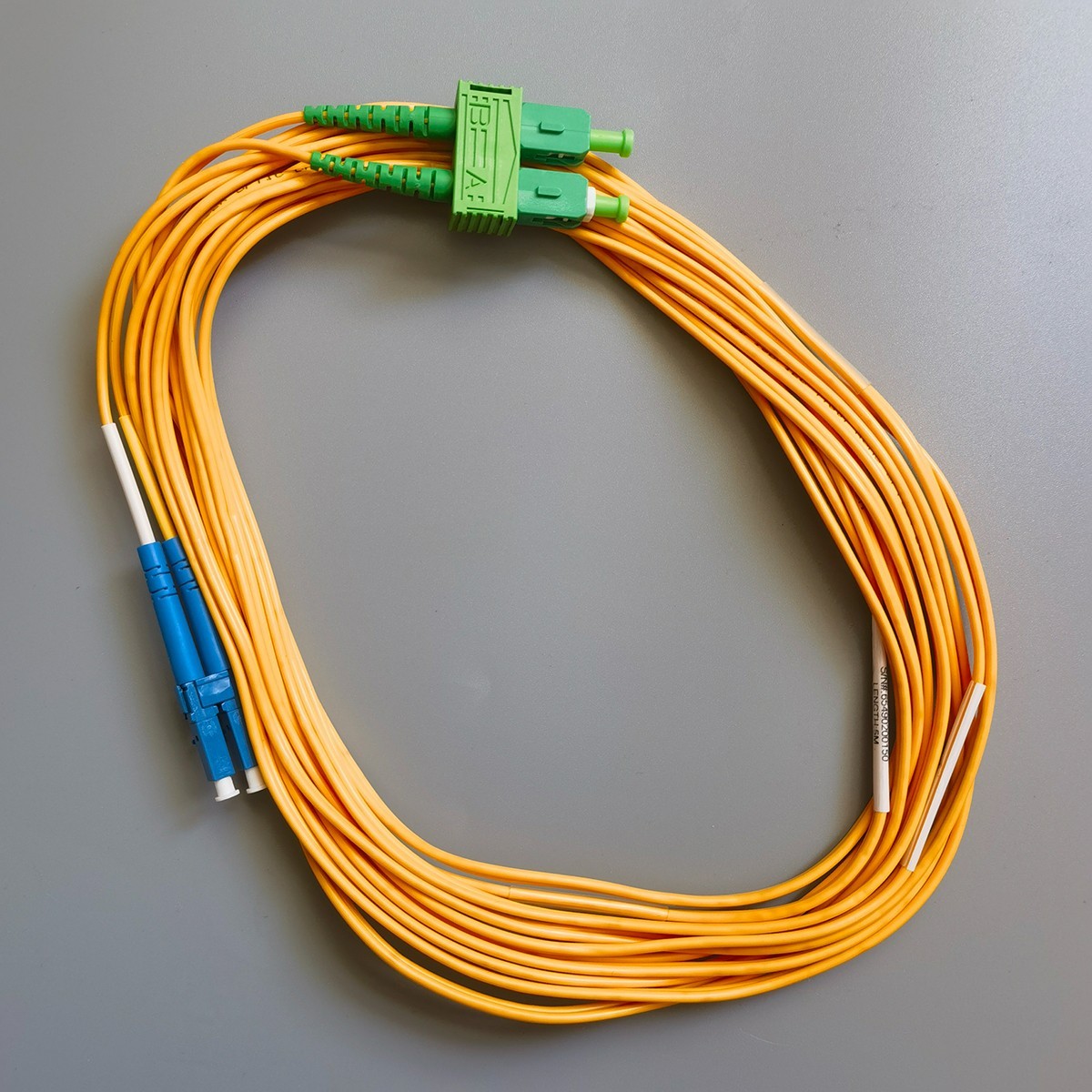 Fiber Patch Cord LC/UPC-SC/APC Double Core1-20M 2.0mm Wholesale 1pcs/3pcs FTTH