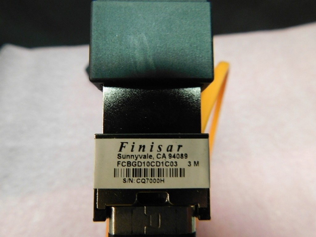 New FINISAR FCBGD10CD1C03 — 12x10Gbps Optical CXP AOC — 3M Length