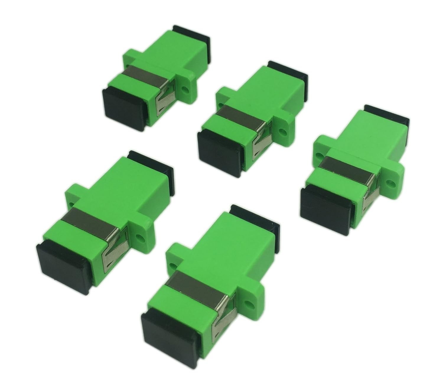 SC Fiber Optic Adapter Female to Female APC Simplex Single Mode Fiber Optical…
