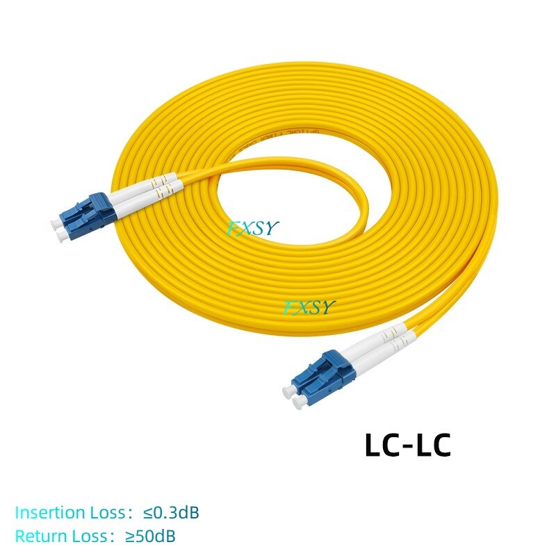 5Pcs 1-15m LC UPC to LC SC FC ST UPC Single Mode Duplex Fiber Optic Patch Cord