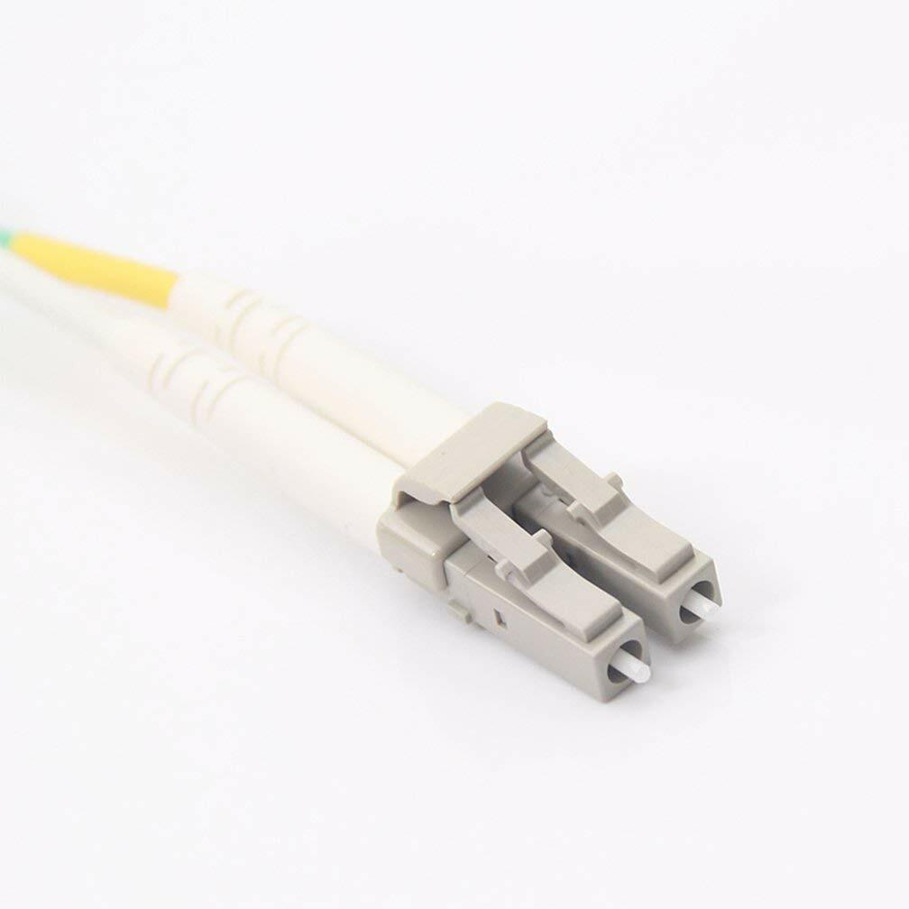 OM3 LC to LC Fiber Optic Patch Cable Multi-Mode Jumper Duplex 0.2 ~ 100 meters