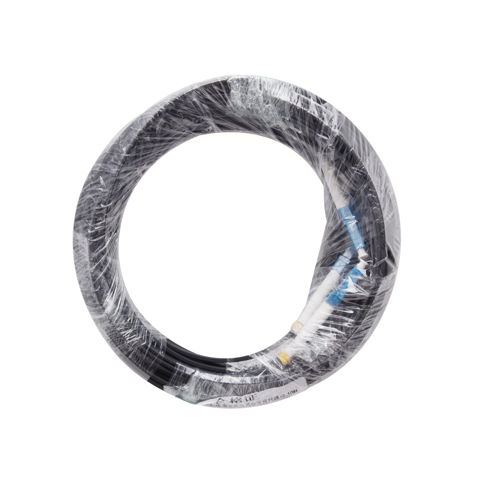 30M LC to LC Single Mode Duplex Fiber Optic Patch Cord UPC 2-Core Outdoor Cable