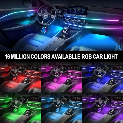 Acrylic Interior Car LED Lights with Wireless APP 6 in Dreamcolor 6 in 1