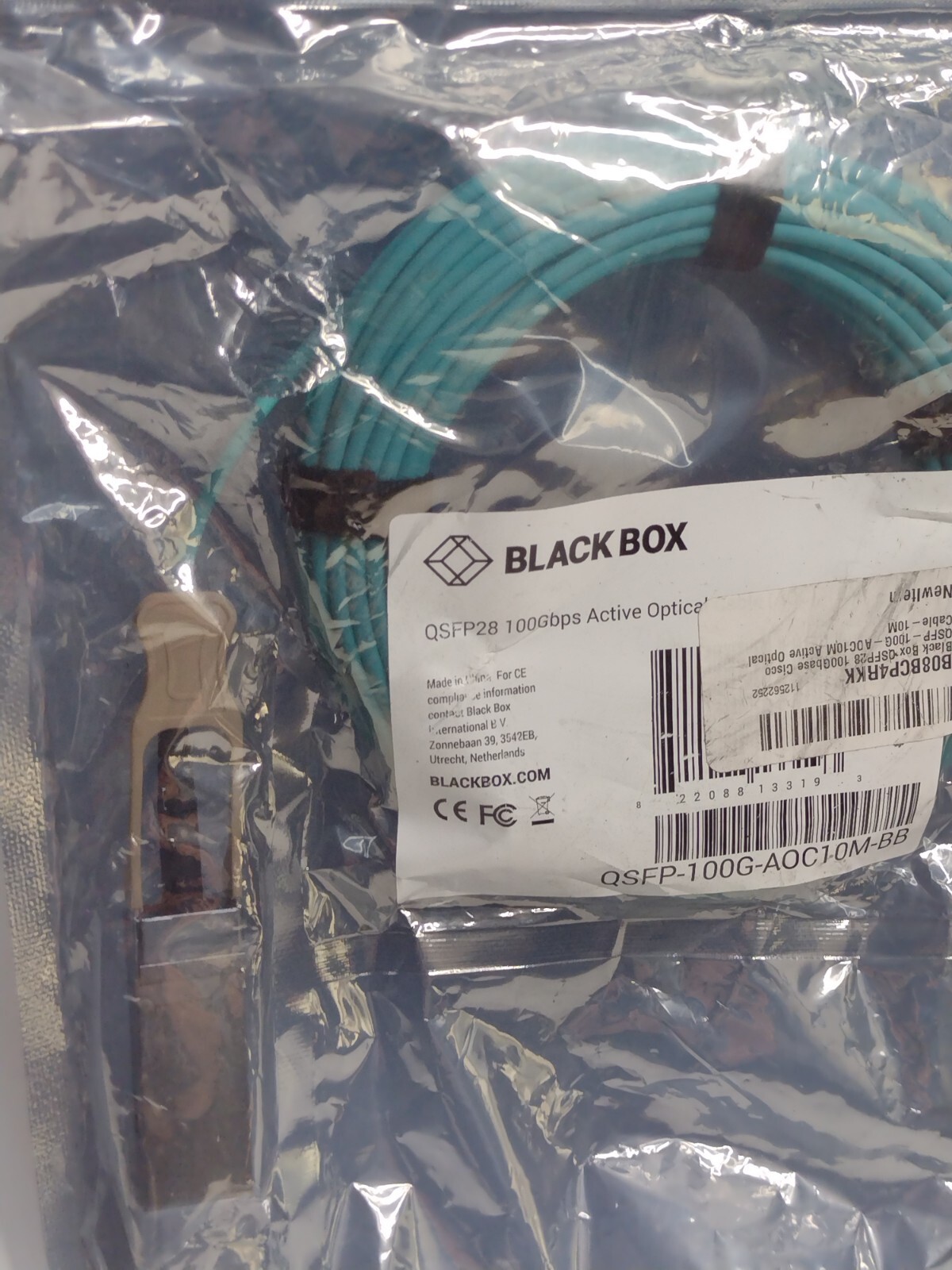 Blackbox Compatible for Cisco 100G AOC 10M QSFP-100G-AOC 10M Active Optic Cable